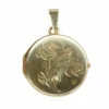 Geel gouden medaillon