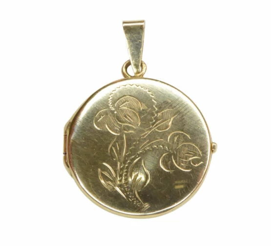Geel gouden medaillon