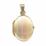 Tricolor gouden medaillon