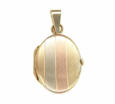 Tricolor gouden medaillon
