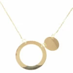 Gouden ketting met hangers