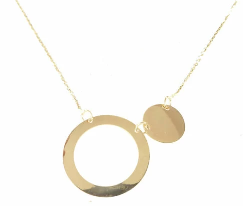 Gouden ketting met hangers