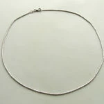 14 karaat Christian wit gouden collier
