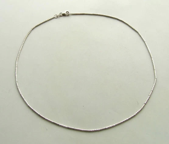 14 karaat Christian wit gouden collier