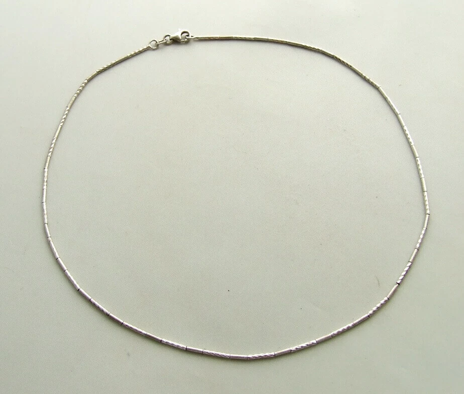 14 karaat Christian wit gouden collier