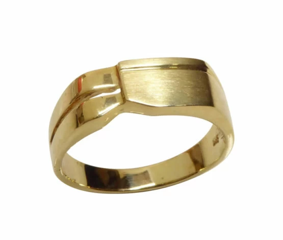 Christian gouden cachet ring