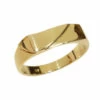 Geel gouden cachet ring