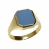 Christian gouden lagensteen cachet ring