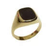 Christian gouden onyx ring