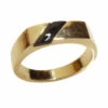 Gouden onyx zegelring