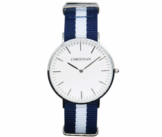 Christian Silver Ocean White