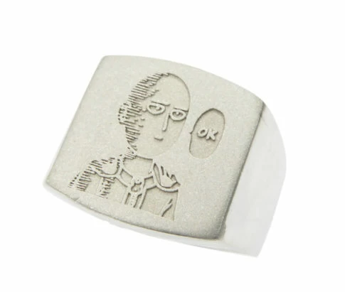 Zilveren Saitama ring