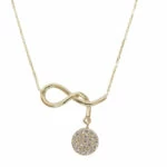 14 karaat gouden fantasie zirkonia hanger 14 karaat gouden fantasie zirkonia hanger