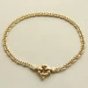 14 karaat Christian gouden schakelarmband