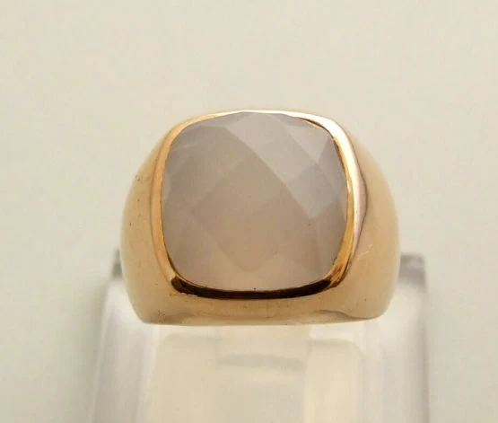Rose gouden agaat ring Rose gouden agaat ring