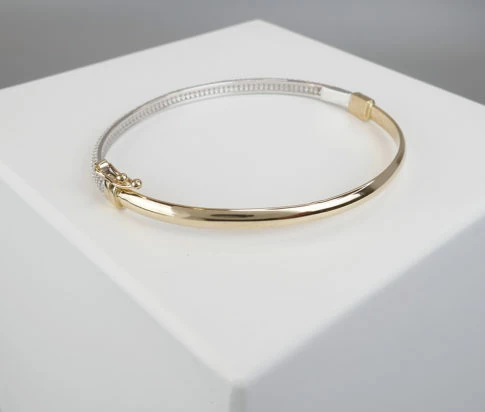 Christian gouden zirkonia slavenarmband