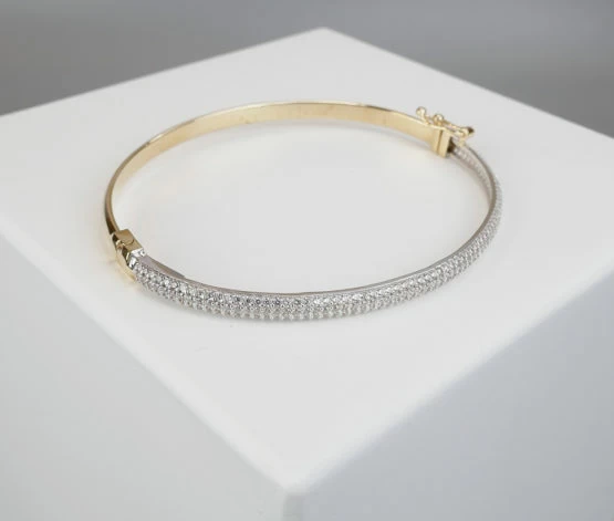 Christian gouden zirkonia slavenarmband Christian gouden zirkonia slavenarmband