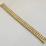 Geel gouden 14 karaat schakelarmband
