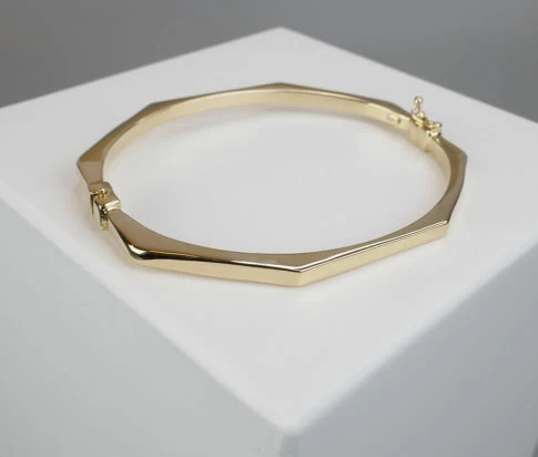 Geel gouden Christian fantasie armband