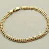 Gouden Christian schakelarmband