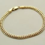 Gouden Christian schakelarmband