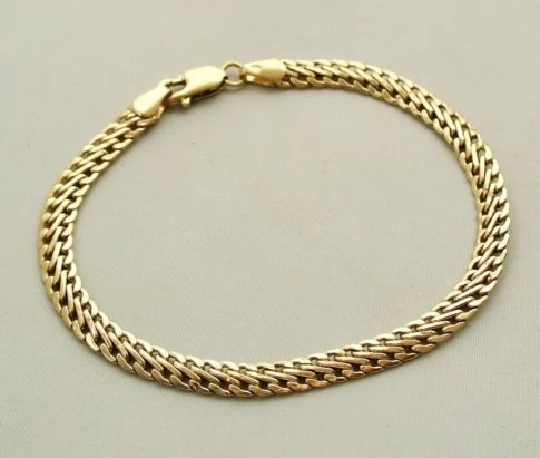 Gouden Christian schakelarmband