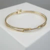 Gouden Christian scharnier armband