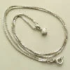 Wit gouden diamanten hanger en collier
