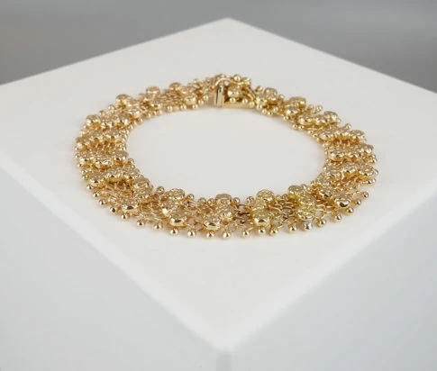 14 karaat rosé armband vintage