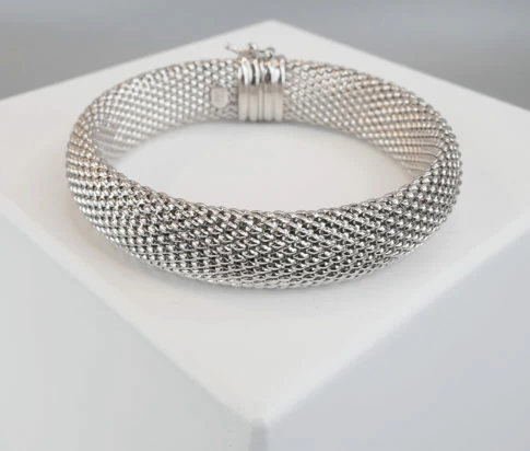 Christian 14 karaat wit gouden armband