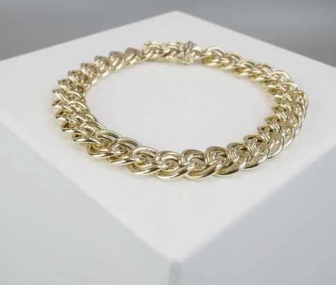 Christian geel gouden schakel armband