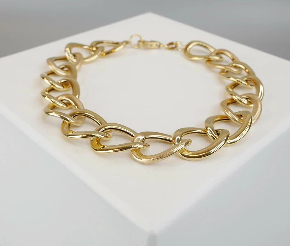 Christian gouden schakel armband