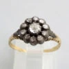 Geel gouden roosdiamanten ring