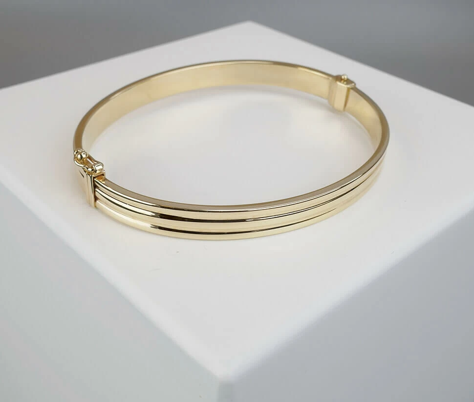 Goud Christian armband