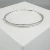 Wit goud slavenarmband met zirkonia
