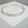 Wit goud zirkonia slavenarmband