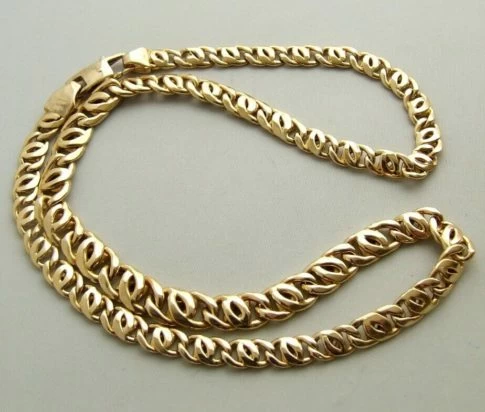 14 karaat geel goud collier