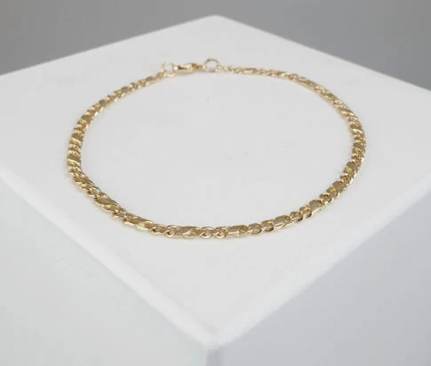 Geel goud armband