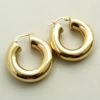 Geel goud oorbellen