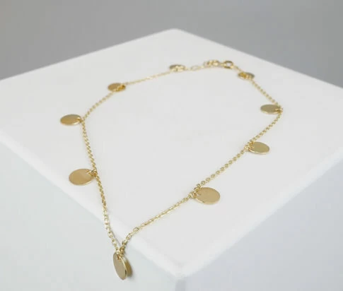 Goud enkelband