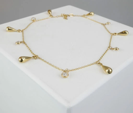 Gouden enkelband