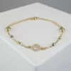 Christian gouden bedel armband