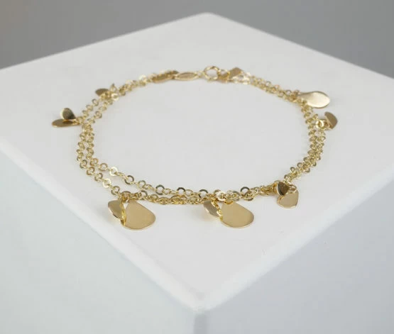 Christian gouden dubbele armband