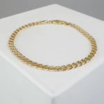 Christian massieve armband