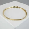 Christian vlakke gourmette armband