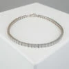 Christian wit goud zirkonia armband