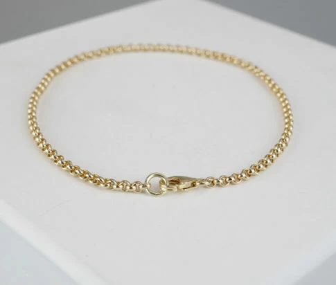 Gouden Christian jasseron armband