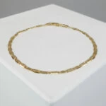Gouden schakel armband Gouden schakel armband