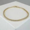 Christian geel gouden zirkonia armband