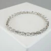 Christian wit gouden ovale armband